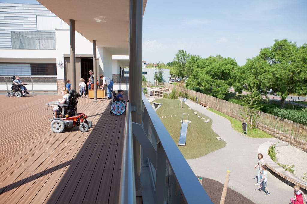 Kinderexpertisecentrum Atlent in Den Bosch door Frencken Scholl Architecten. Beeld Bob Barten