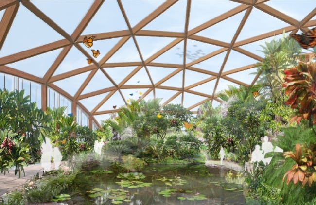 Amazonica Dome Blijdorp Rotterdam klaar voor gebruik