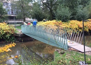 Bio-based brug in Eindhoven