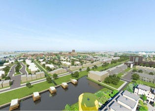 Ontwerpwedstrijd waterwoning Harnaschpolder Delft