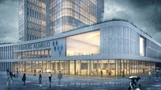 Kraaijvanger Urbis ontwerpt nieuw stadhuis Almelo