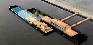 Haalbaarheidsstudie drijvend zwembad Rotterdam