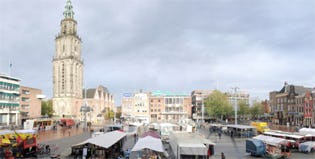 Architecten oostwand Grote Markt Groningen bekend