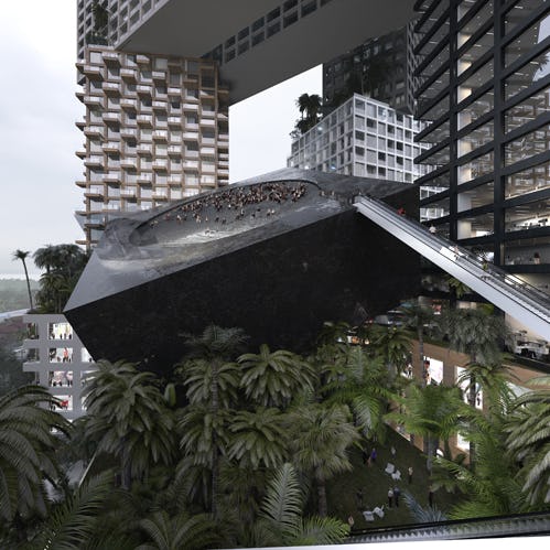 MVRDV ontwerpt verticale stad voor Jakarta