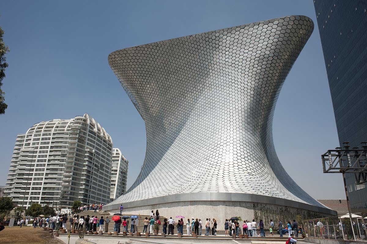 Soumaya museum in Mexico-Stad