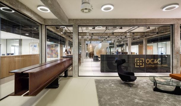 Kantoor OC&C in Rotterdam door Fokkema & Partners Architecten