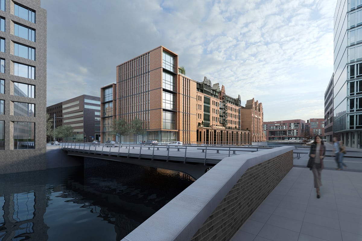gmp ontwerpt uitbreiding Heinemann Hamburg HafenCity