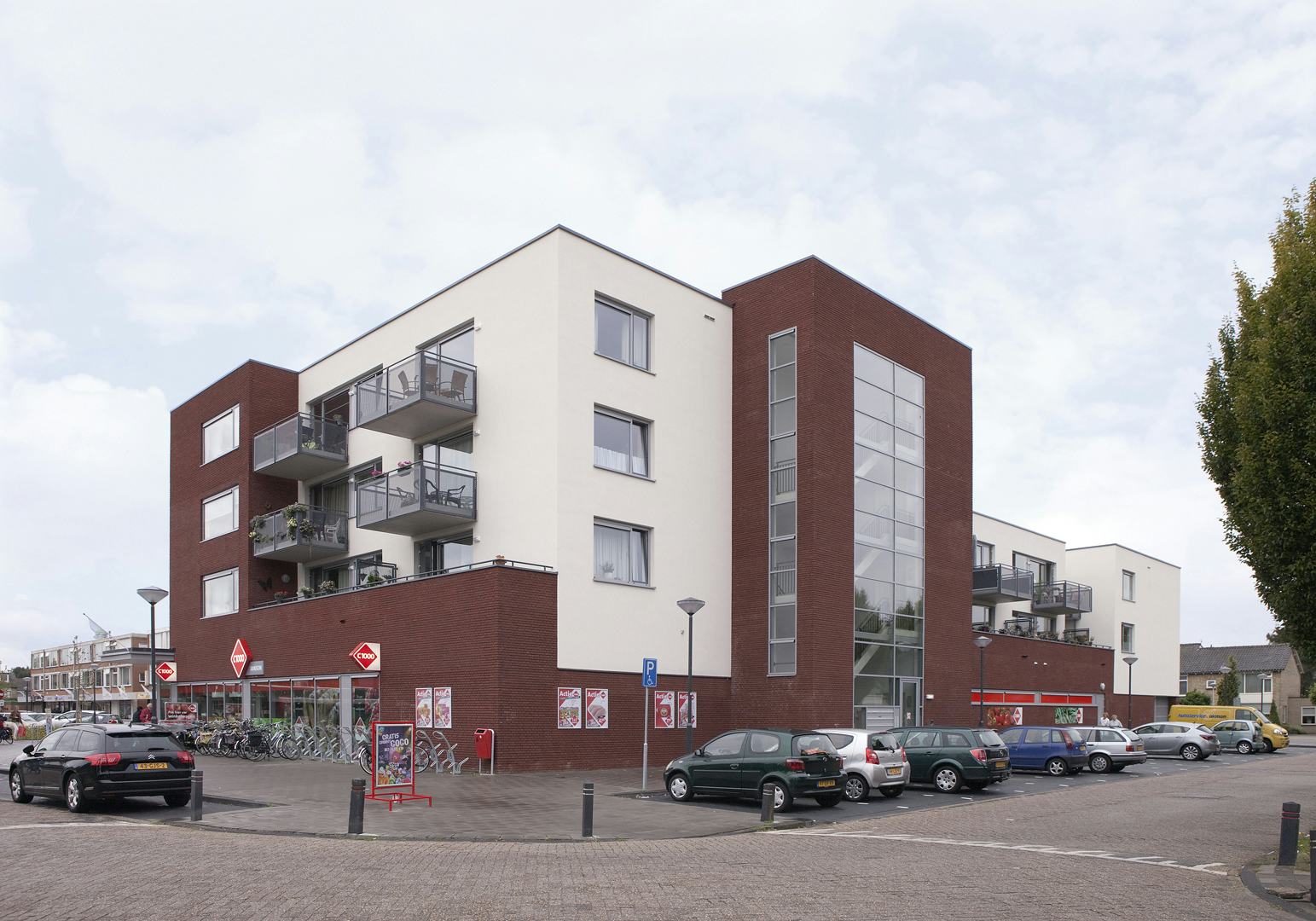 21 appartementen, supermarkt en parkeerkelder Waalwijk