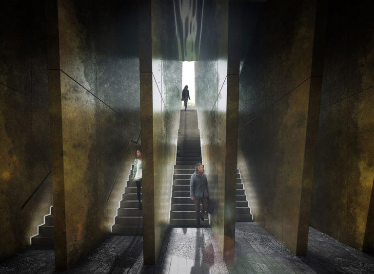 Het ontwerp voor het Holocaust Memorial UK van Adjaye Associates