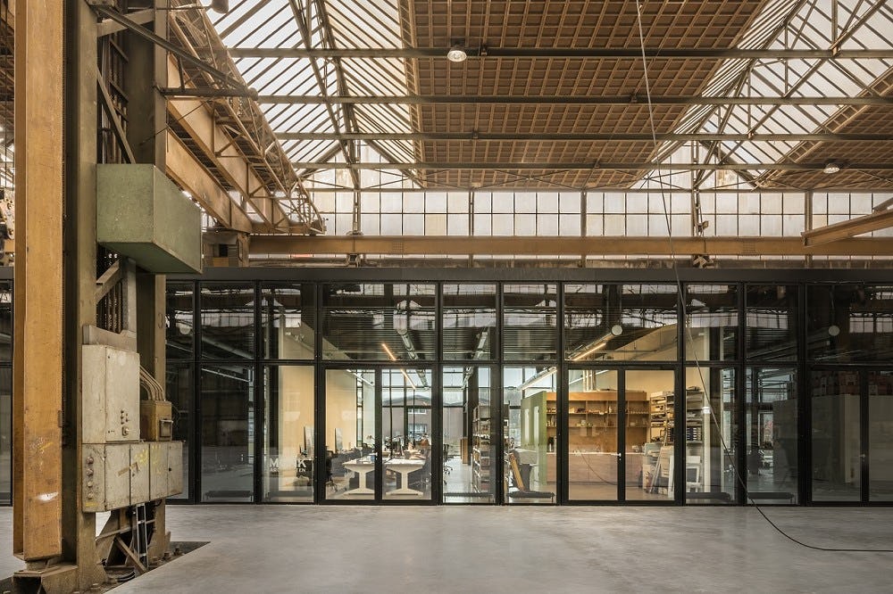 Werkspoorkathedraal Utrecht door monk architecten, de winnaar van de Rietveldprijs 2017. Beeld Peter Cuypers 