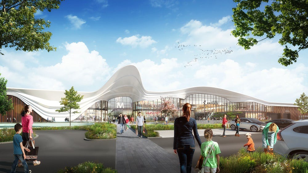 MVSA Architects ontwerpt Mall of the Netherlands (Beeld: MVSA Architects)