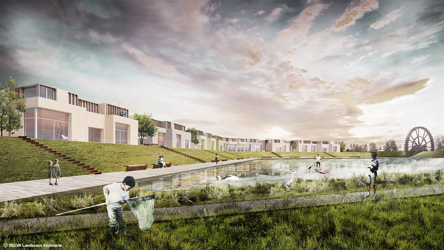 De Suikerplas als onderdeel van het Suikerpark