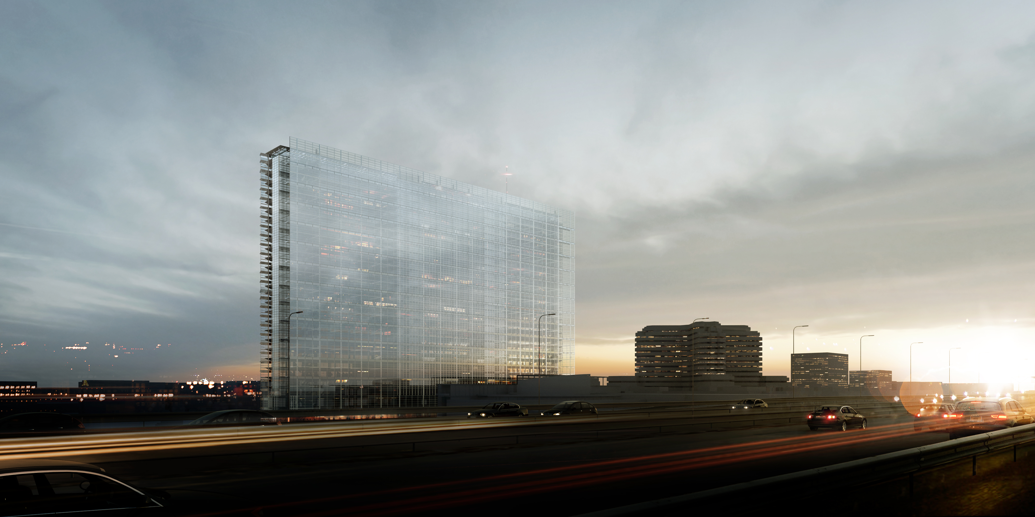 beeld: Ateliers Jean Nouvel, Dam & Partners, New Main B.V. - J.P. van Eesteren | Croon | Wolter & Dros | TBI