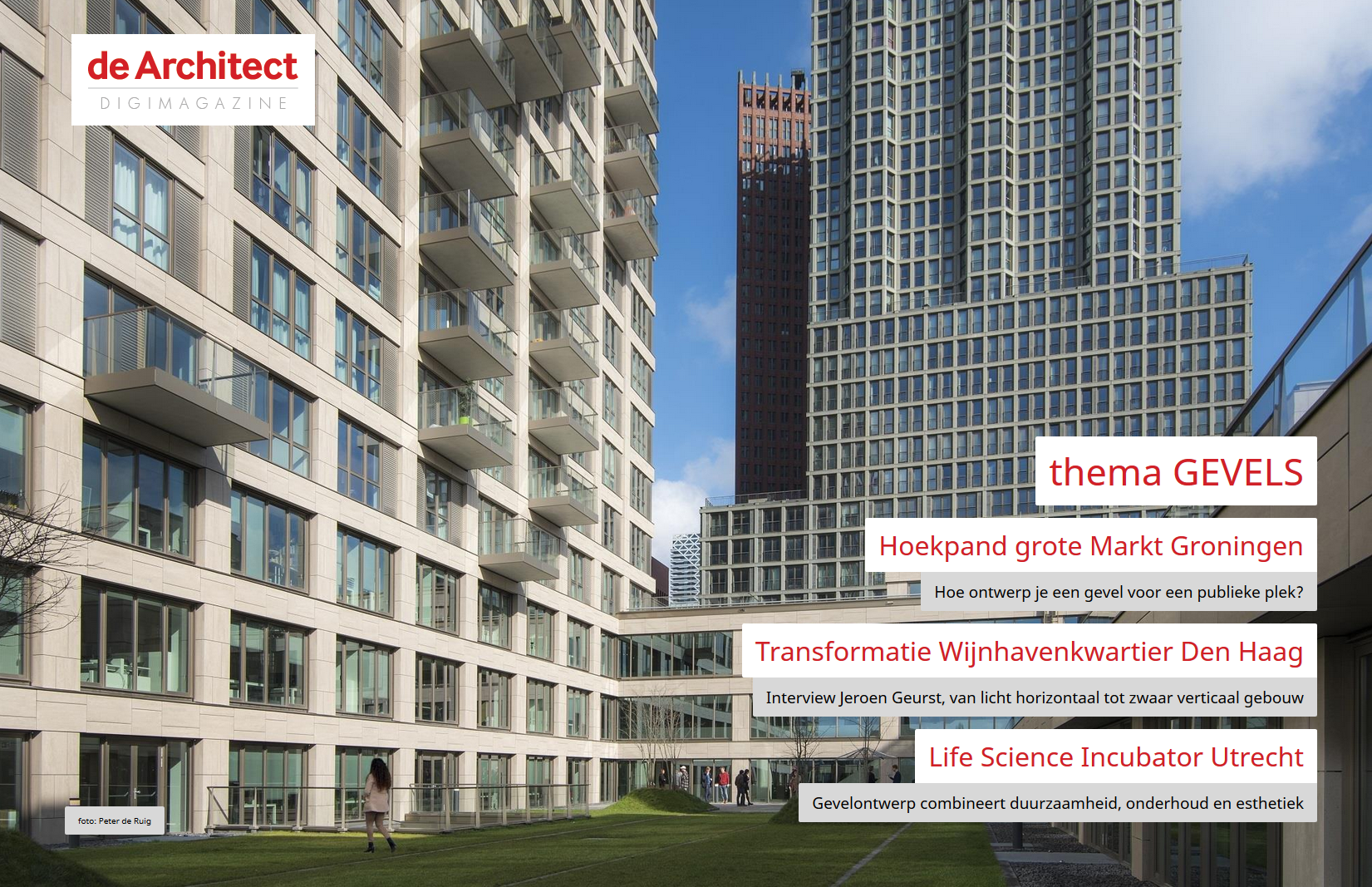 de Architect digimagazine 1-2017 | thema gevels