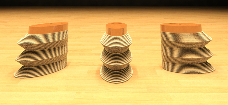 Impressie Stool EYE uit de serie Scandinavian Stools van Studio Op&er.