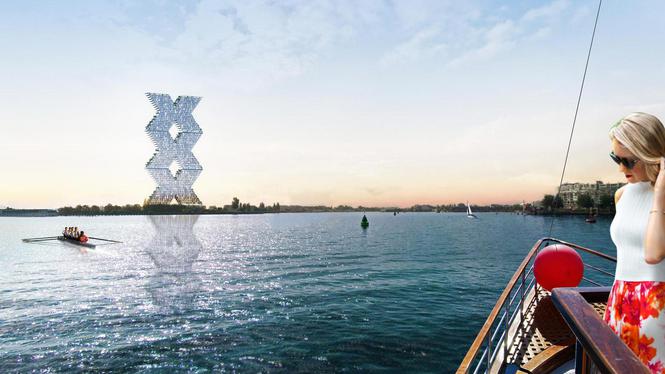 Artist impression gebouw Winy Maas, kosteloos