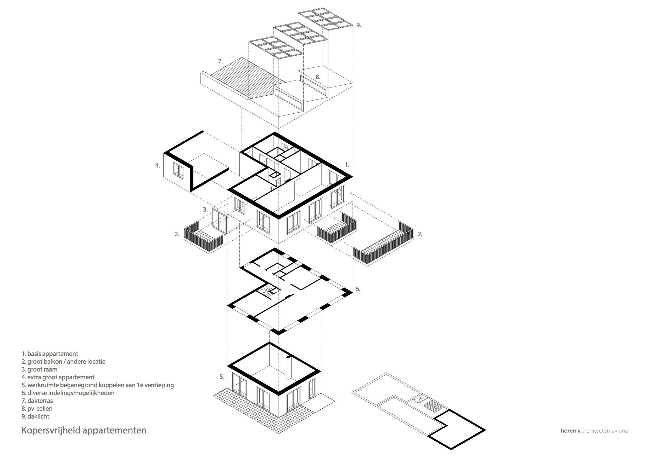 Tekening - Vrije Kade - Heren 5