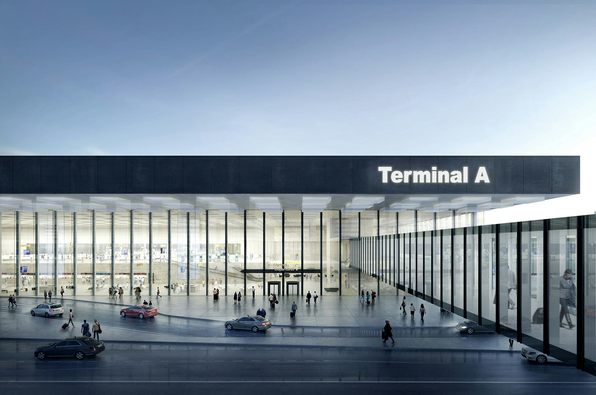 Oplevering nieuwe terminal Schiphol bijna drie jaar later