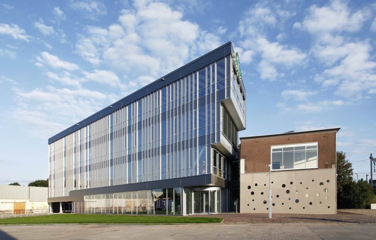 Hogeschool Saxion in Apeldoorn. Foto: Façadis Geveltechniek