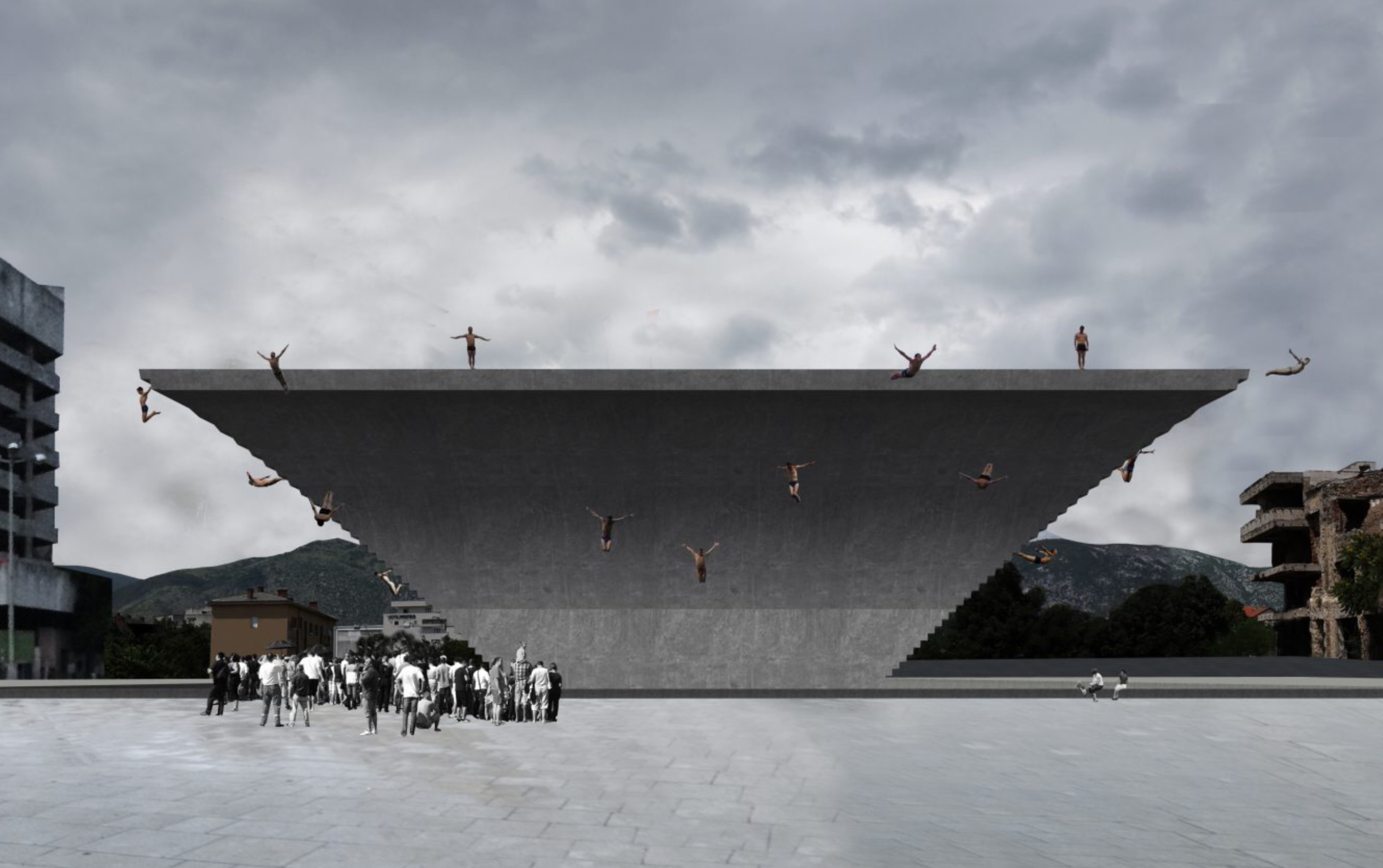 Jump is een voorbeeld van inclusieve architectuur door Arna Mačkić