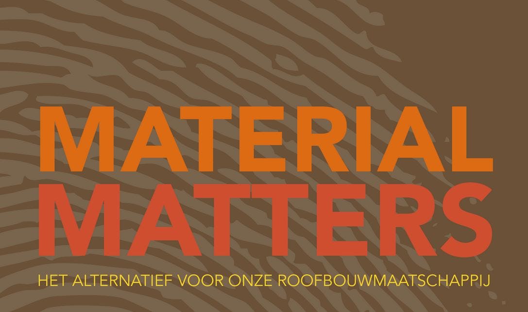 Boekbespreking: Material Matters - Een alternatief voor onze roofbouwmaatschappij