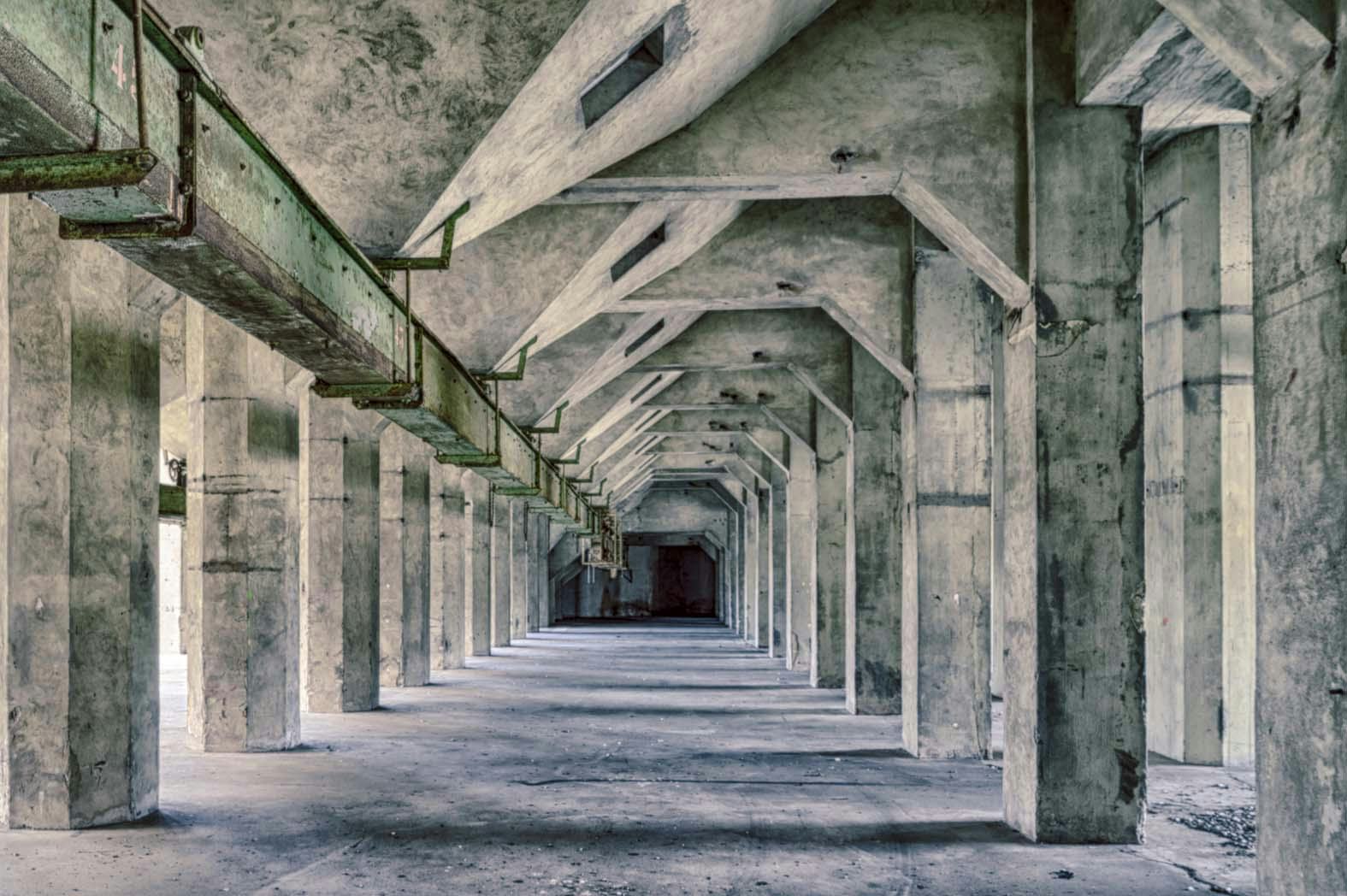 bestaande betonconstructie Meelfabriek Leiden