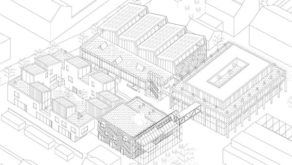 Ideetekening/Conceptillustratie ©Houben/Van Mierlo architecten voor NRE