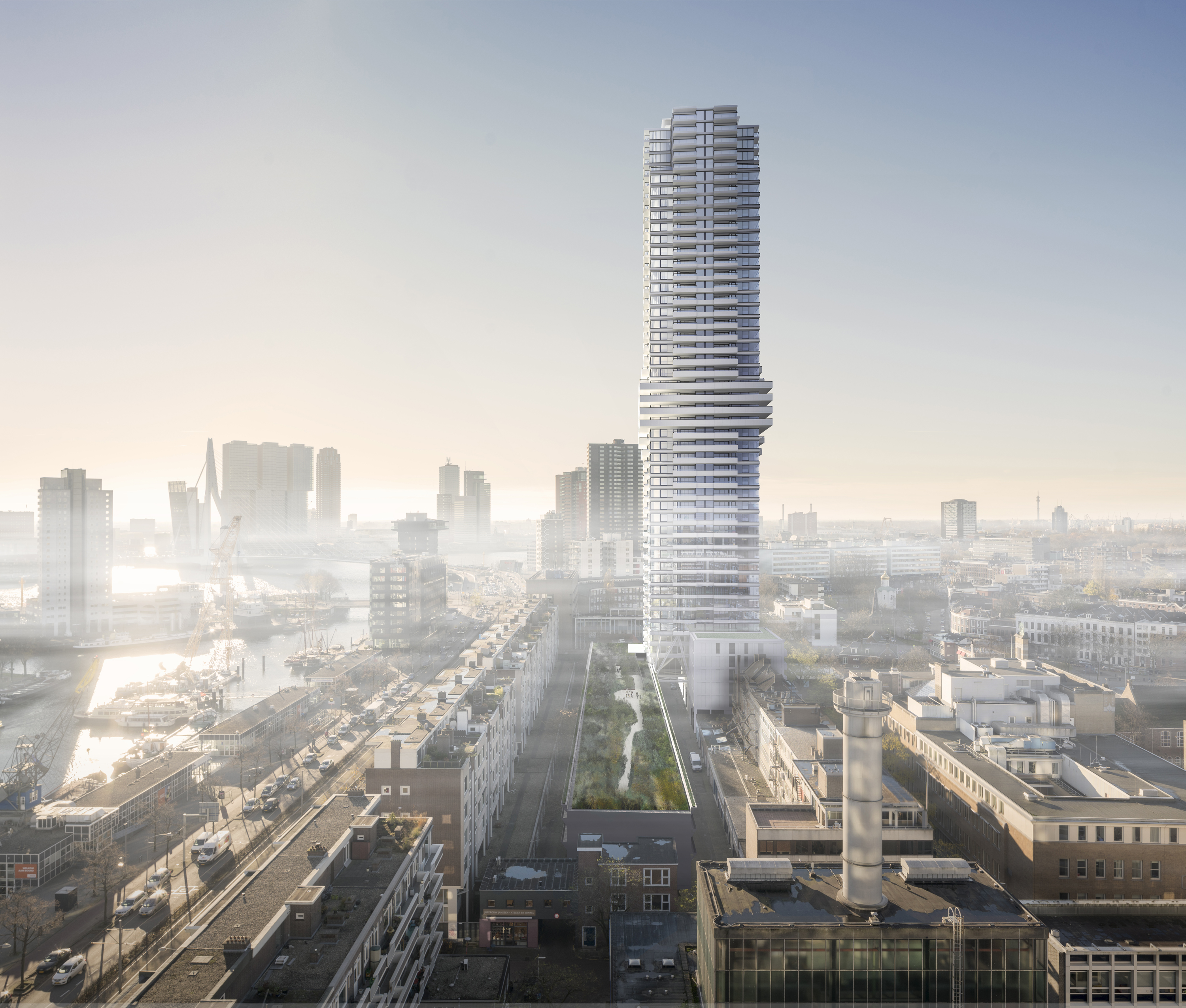 De Cooltoren van V8 Architects (impressie)