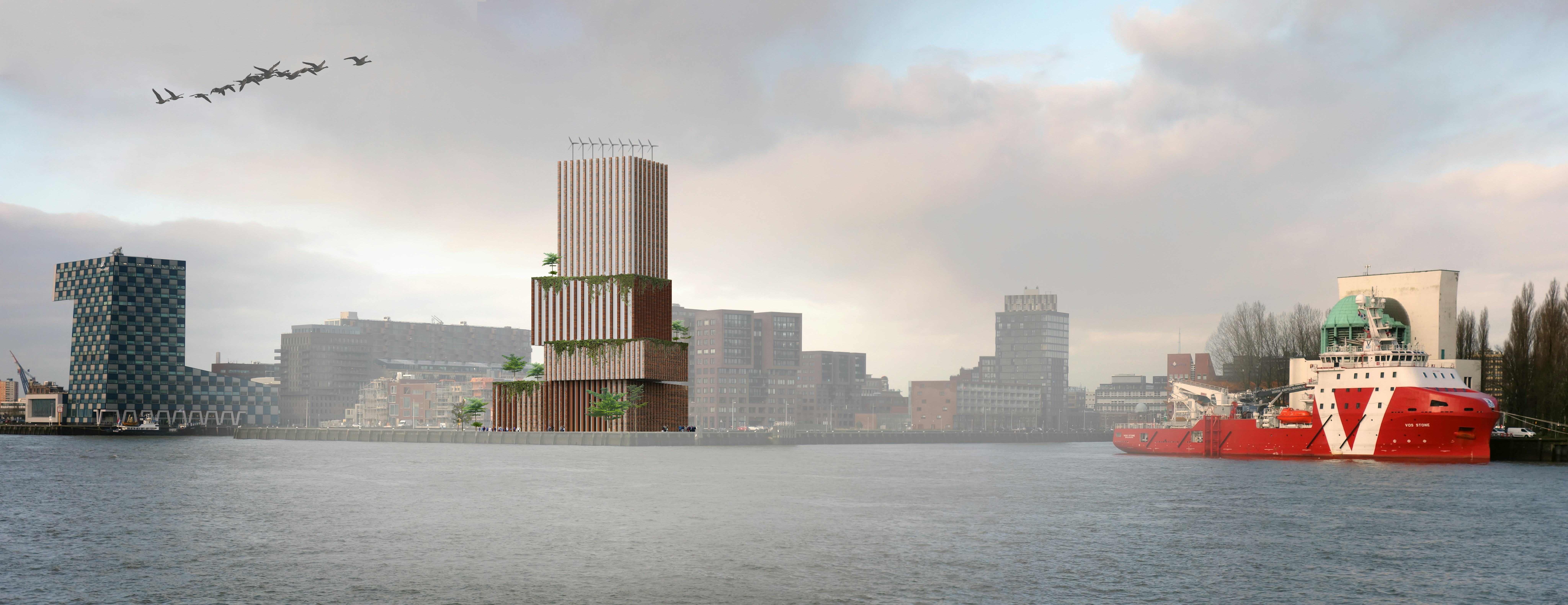 CONIX RDBM Architects ontwerpt sluitstuk Müllerpier Rotterdam