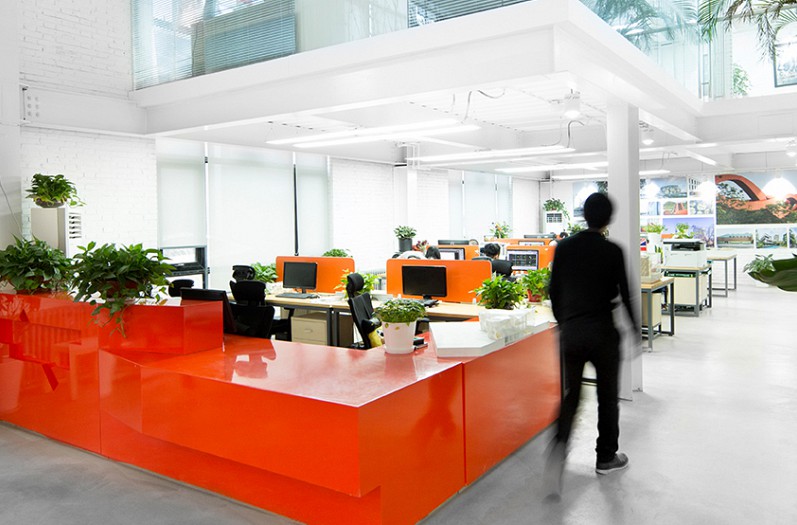 Beeld: Het nieuwe kantoor van NEXT Architects China