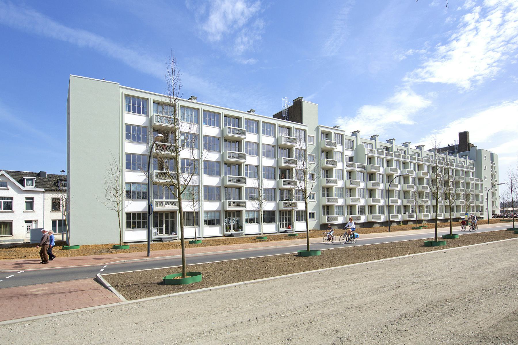 Restauratie Gemeenteflat Maastricht - Humble Martens & Willems Architecten, beeld Willy Opreij