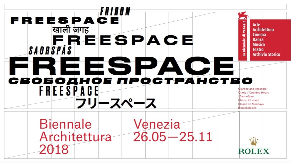 Poster van Biennale Archtectuur 2018