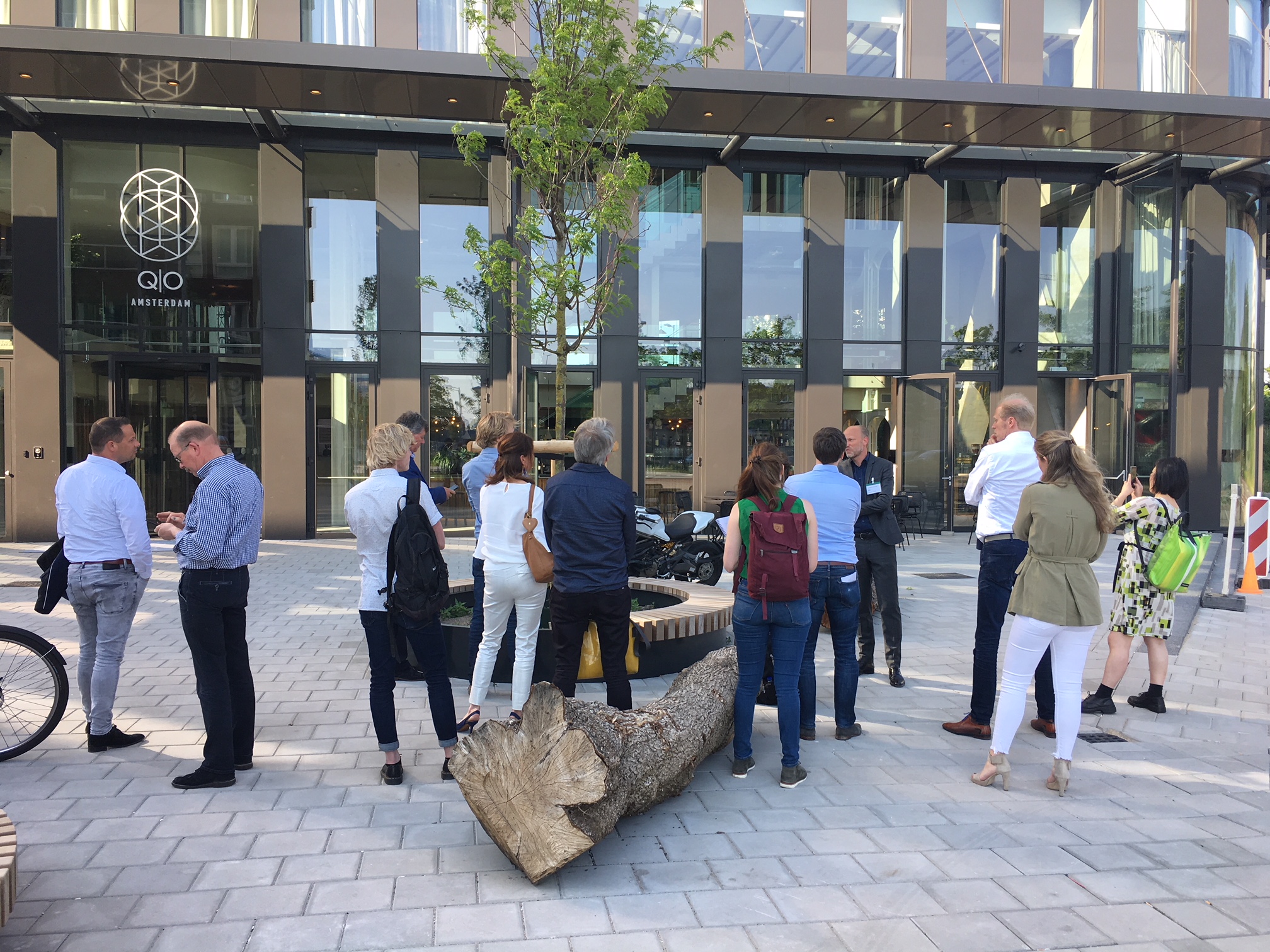 Projectbezoek QO Amsterdam met Paul de Ruiter en Robert Mulder, beeld Harm Tilman