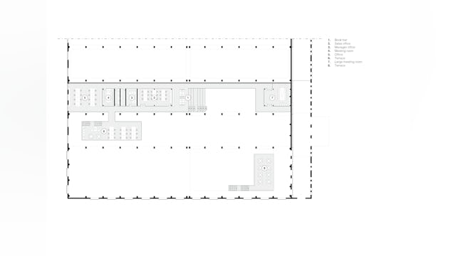 Plattegrond eerste verdieping - Re-veil, Changzhi - Superimpose