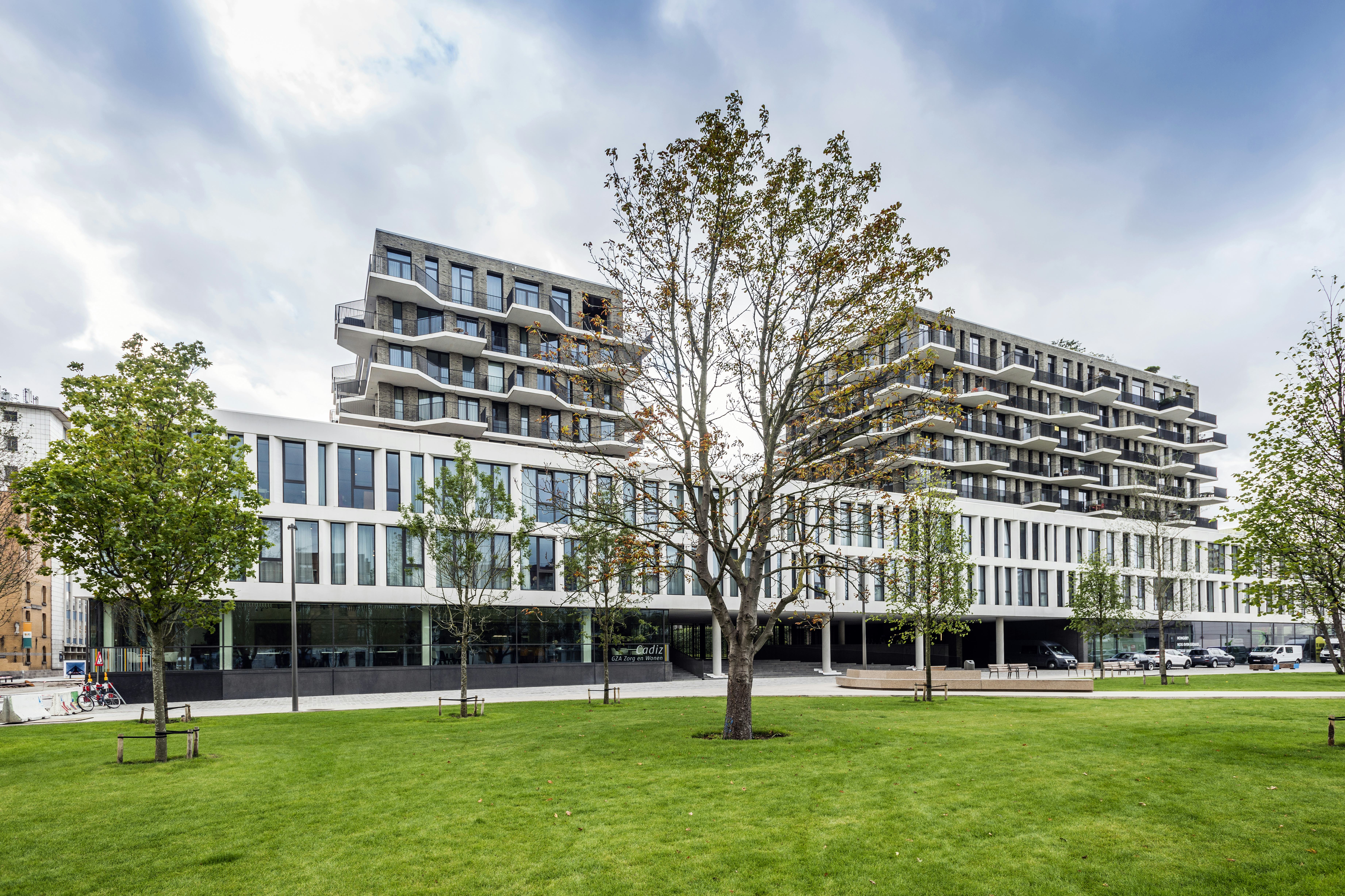 Gebruiksgemak en toegankelijkheid stonden hoog in het vaandel bij het ontwerp van woonzorgcentrum Cadiz in Antwerpen