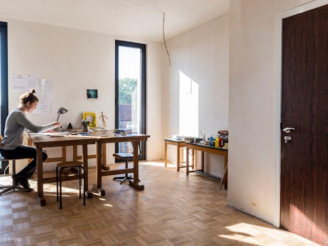 Beeld frederikbeyens Cohousing in voormalige rijkswachtkazerne Deurne - Polygoon Architectuur, Jouri De Pelecijn