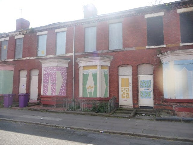 Lokale bewoners verbeteren aanzien van de wijk Granby4Streets in Liverpool, beeld Els Leclercq