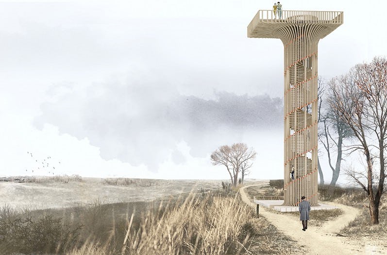 NEXT wint in Koksijde met houten uitkijktoren