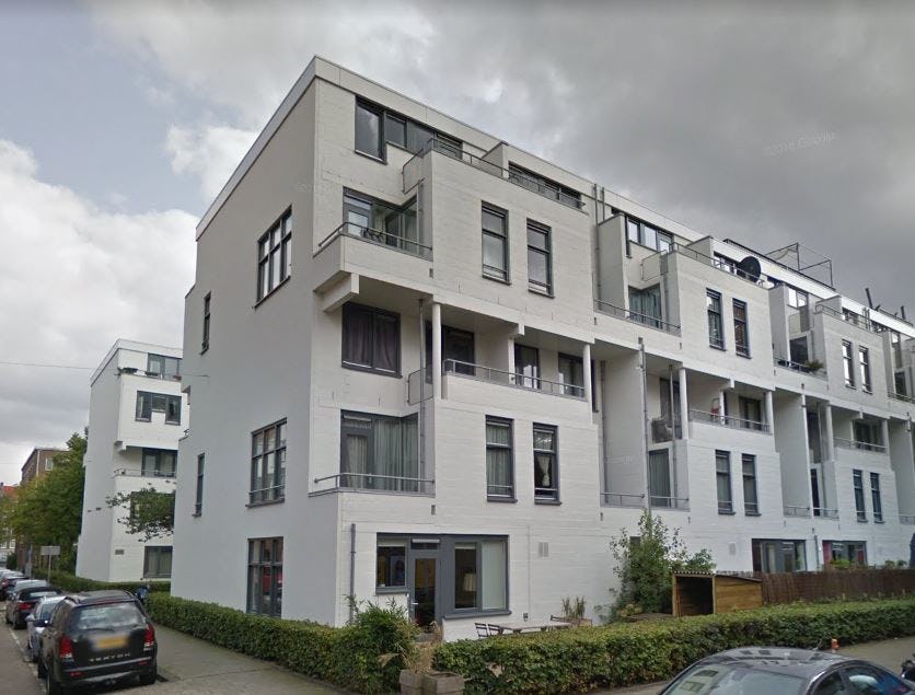 72 woningen aan de Nova Zemblastraat Amsterdam door Girod en Groeneveld, beeld Google Maps