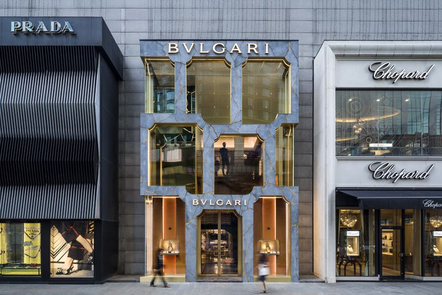 Flagshipstore Bulgari in Kuala Lumpur door MVRDV, foto Daria Scagliola, bewerking Stijn Brakkee