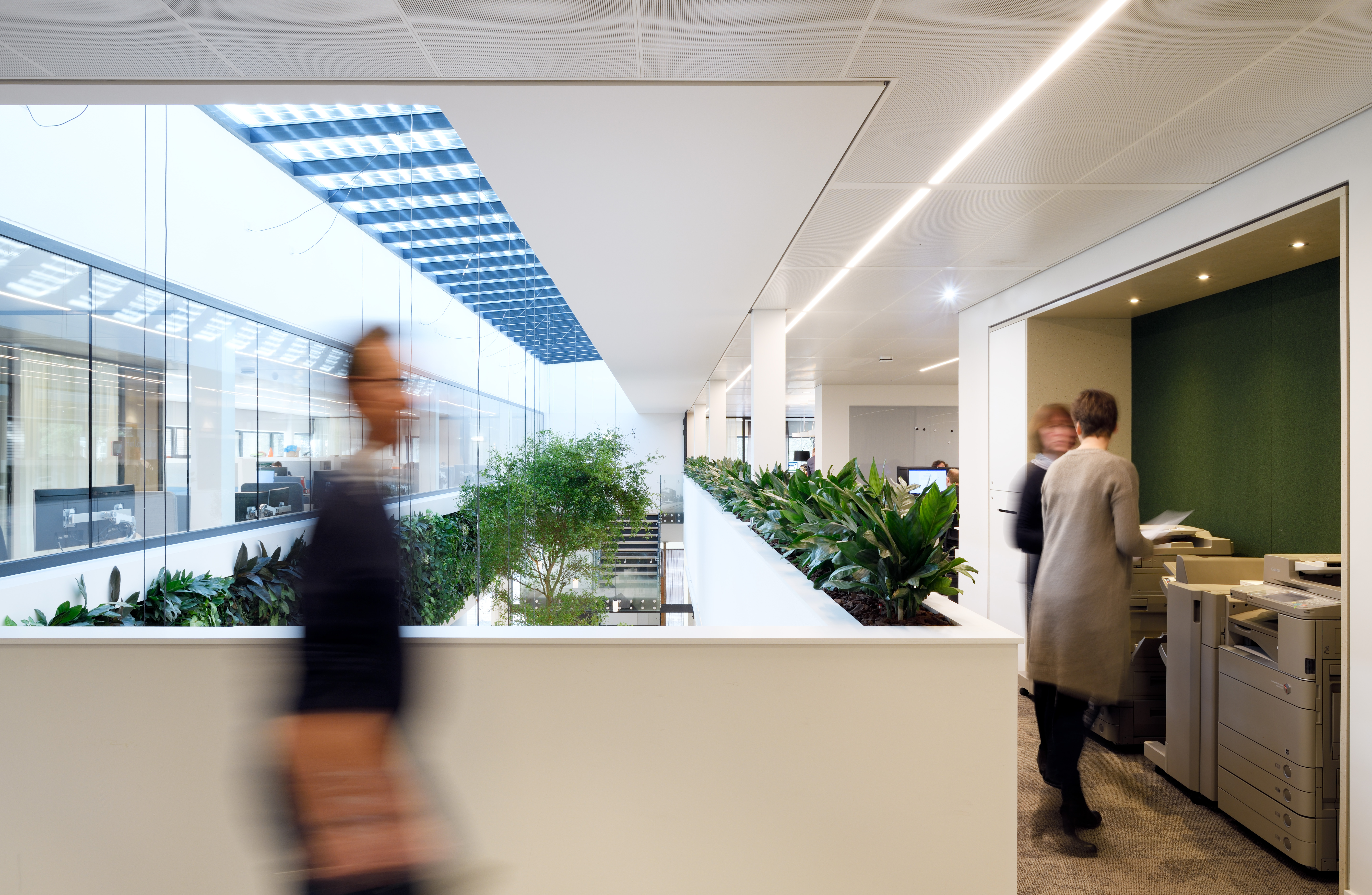 interieur nieuwbouw gemeentehuis Aalst-Waalre door Burobas