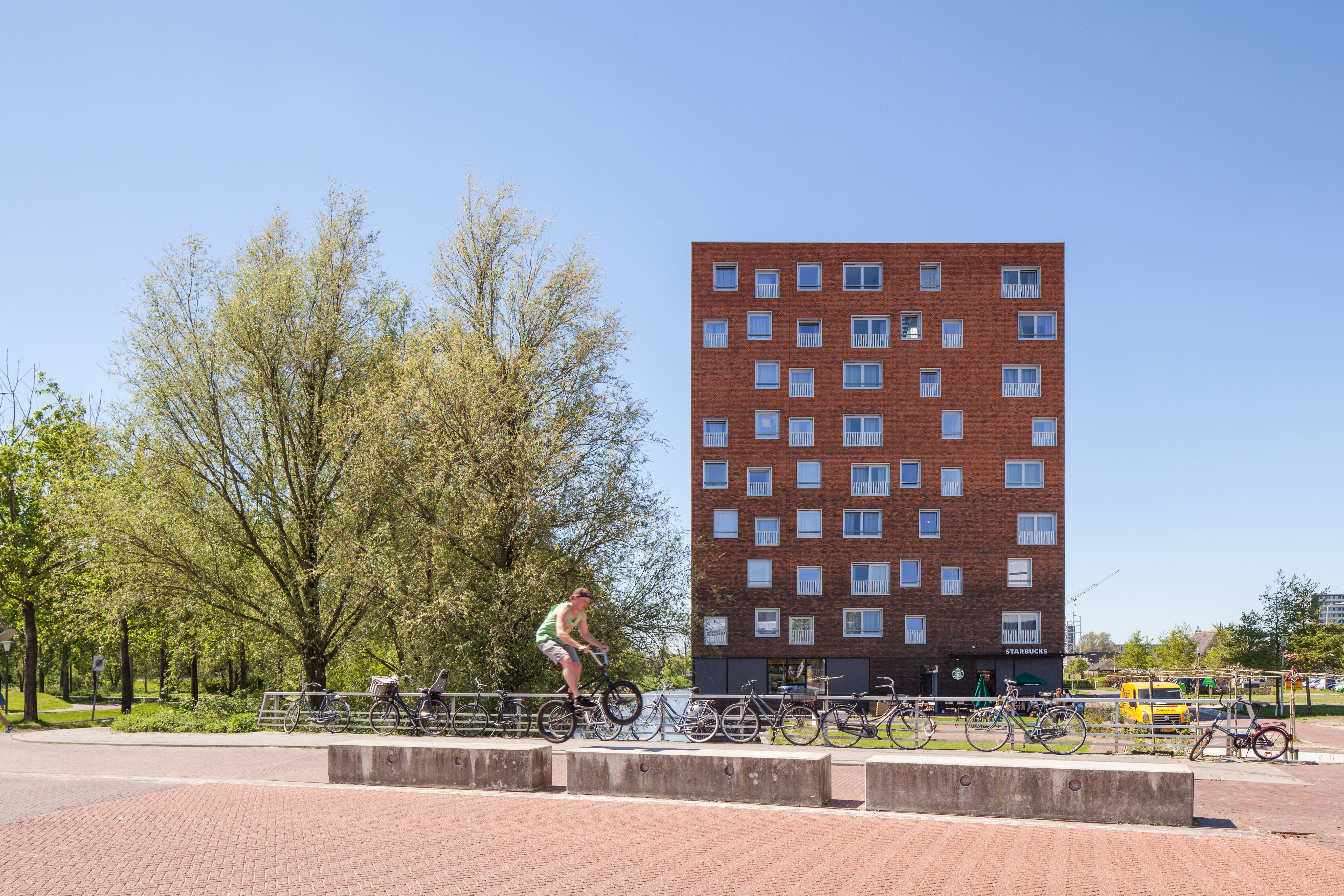 Studentenhuisvesting Kenniscampus Leeuwarden, beeld Mecanoo architecten