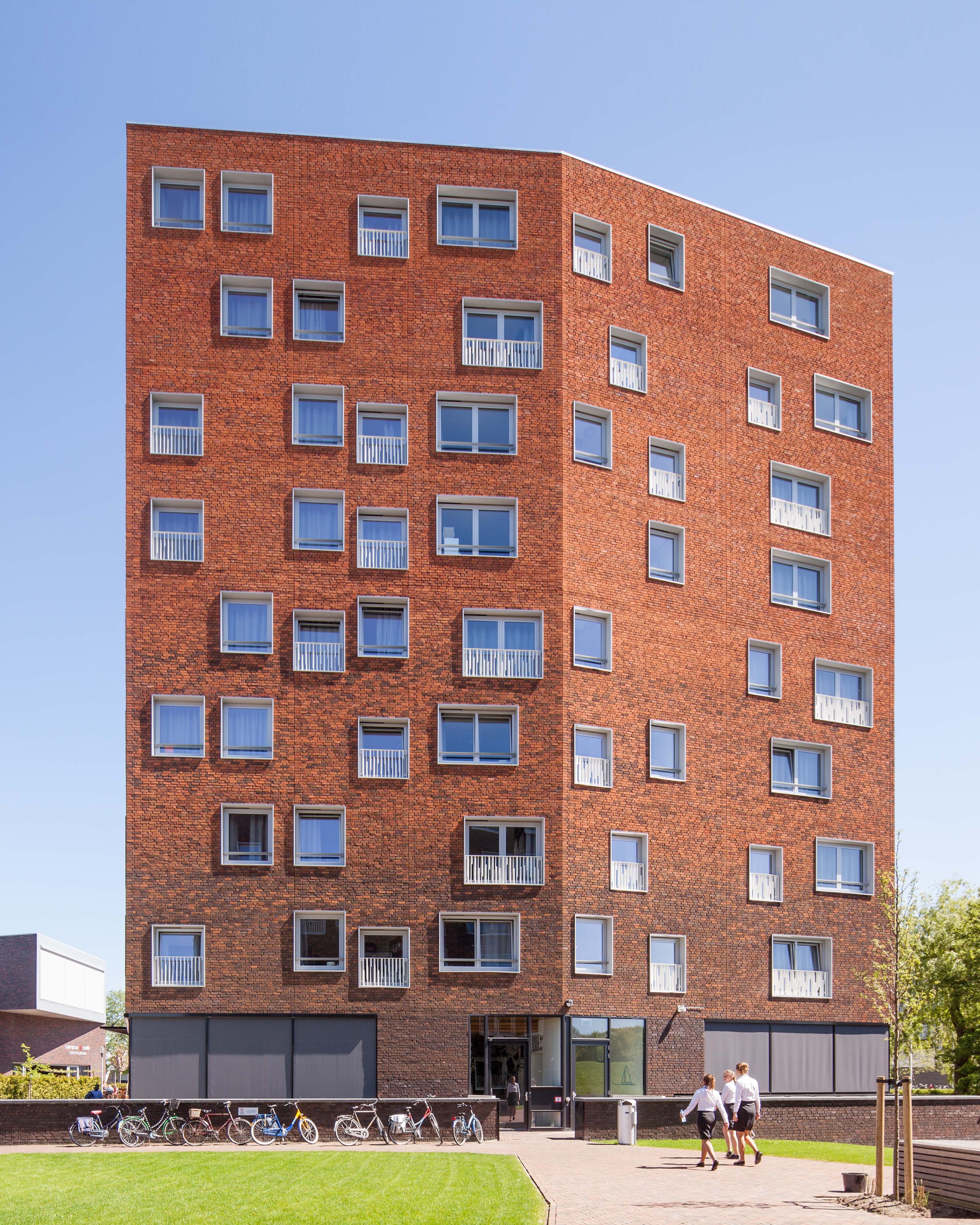 Studentenhuisvesting Kenniscampus Leeuwarden, beeld Mecanoo architecten