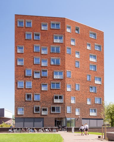 Studentenhuisvesting Kenniscampus Leeuwarden, beeld Mecanoo architecten