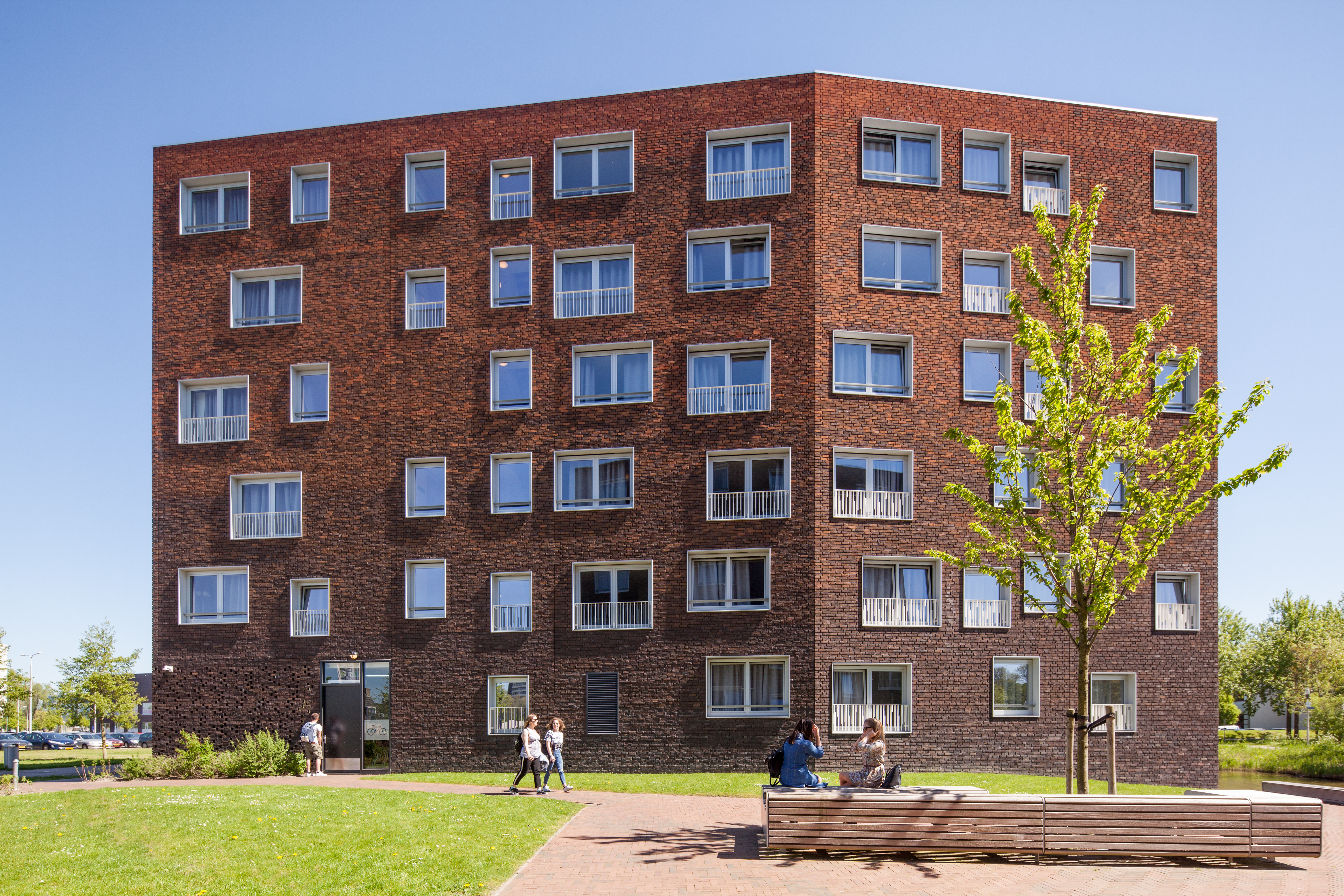 Studentenhuisvesting Kenniscampus Leeuwarden, beeld Mecanoo architecten