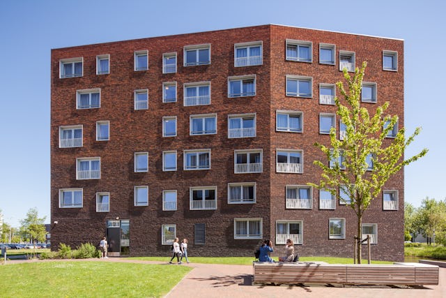 Studentenhuisvesting Kenniscampus Leeuwarden, beeld Mecanoo architecten
