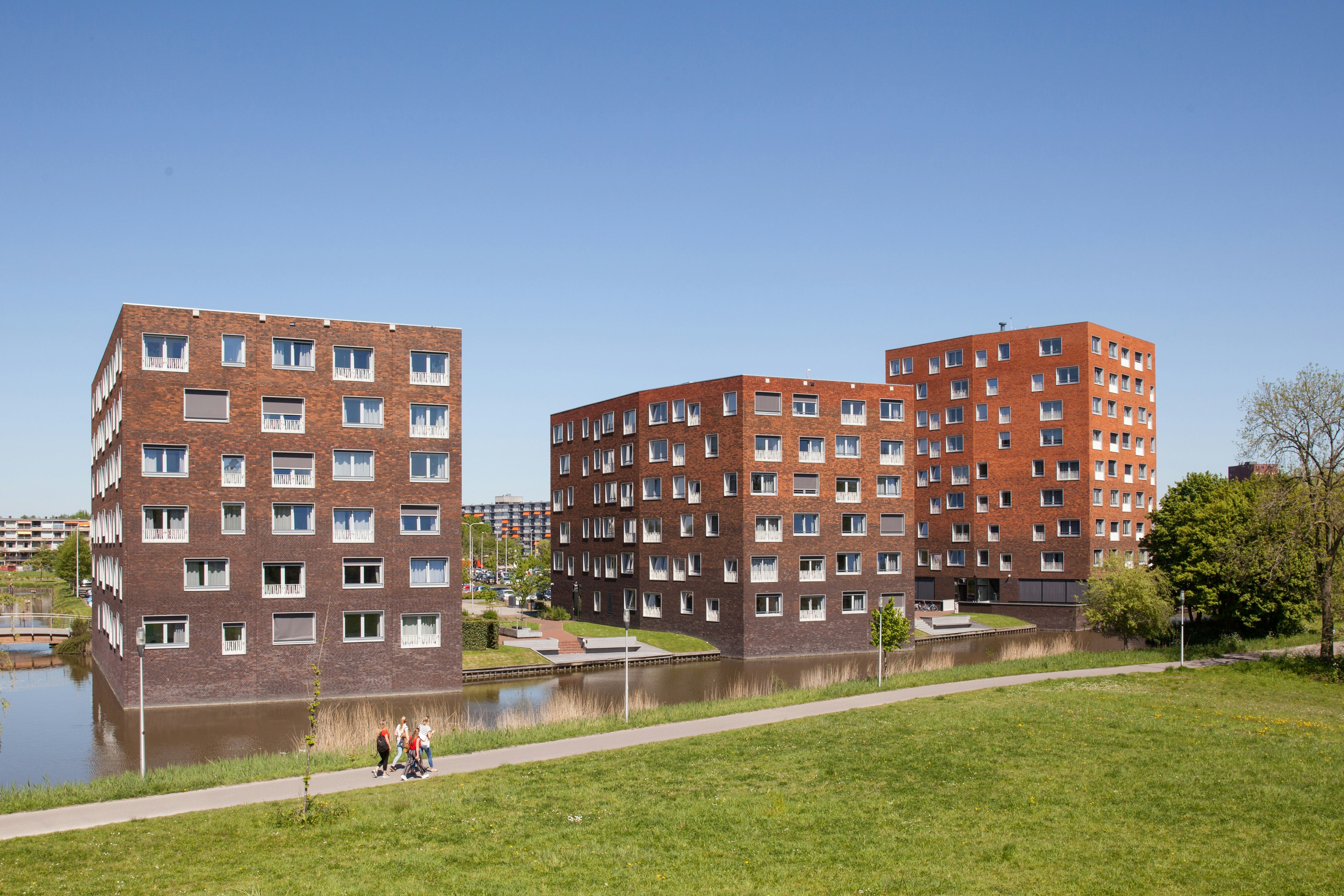Studentenhuisvesting Kenniscampus Leeuwarden, beeld Mecanoo architecten