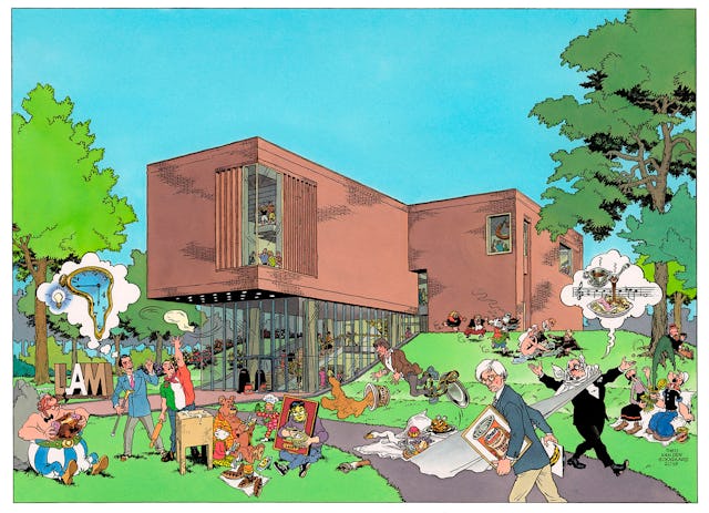 Tekening door Theo van den Boogaard