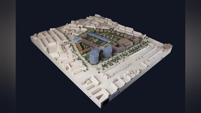 Masterplan Villa Industria Hilversum, beeld Mecanoo architecten