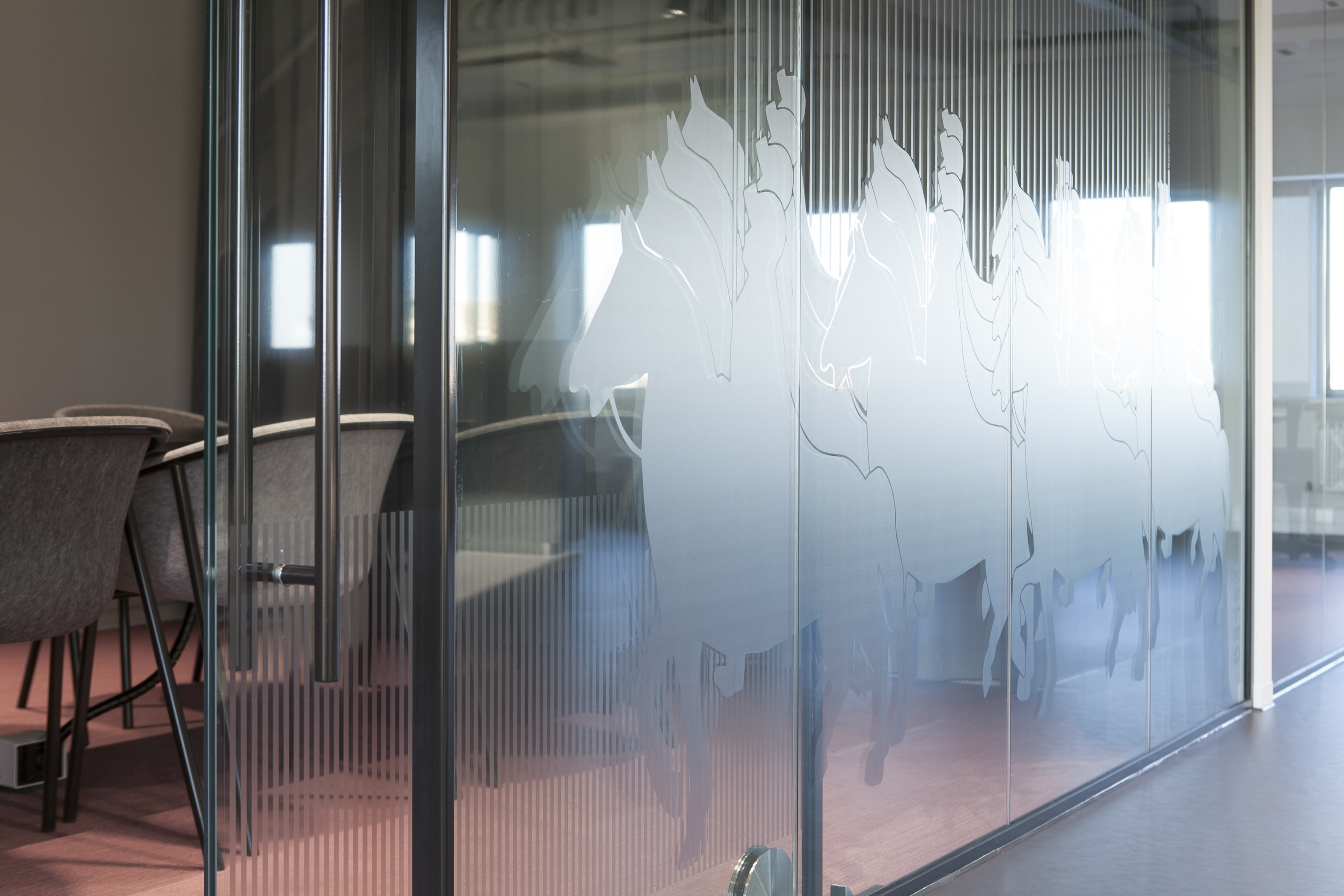 Foto's graphics herinrichting stadskantoor Alkmaar